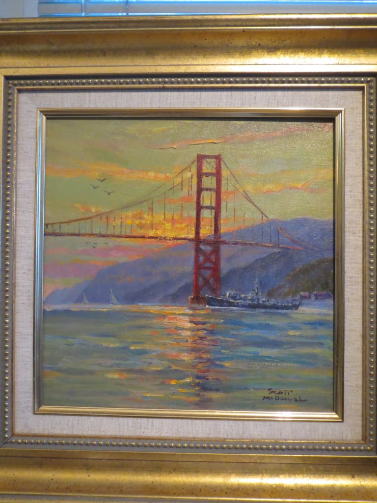 Capital painting by Scott McDaniel