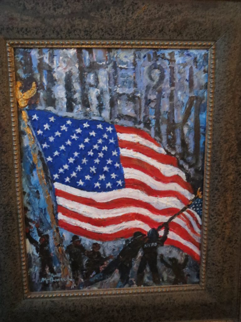 911 Never Forget painting by Scott McDaniel