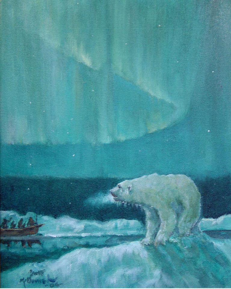 Knight Watch painting by Scott McDaniel